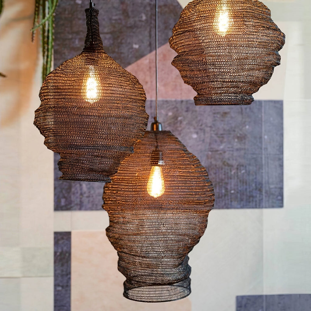 Lavenlyn Steel Pendant Light-Moonnatur