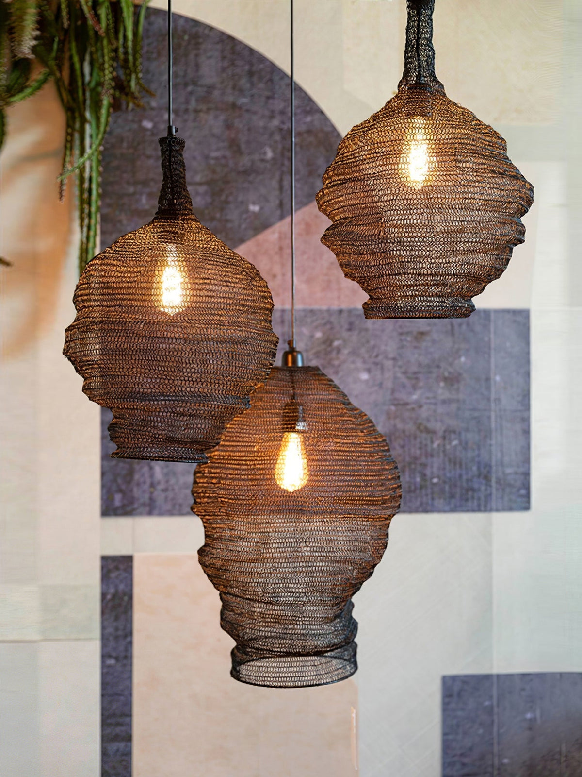 Lavenlyn Steel Pendant Light-Moonnatur