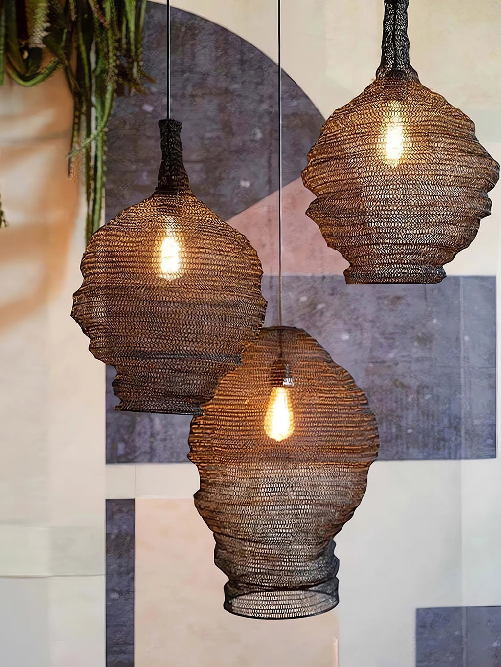 Lavenlyn Steel Pendant Light-Moonnatur