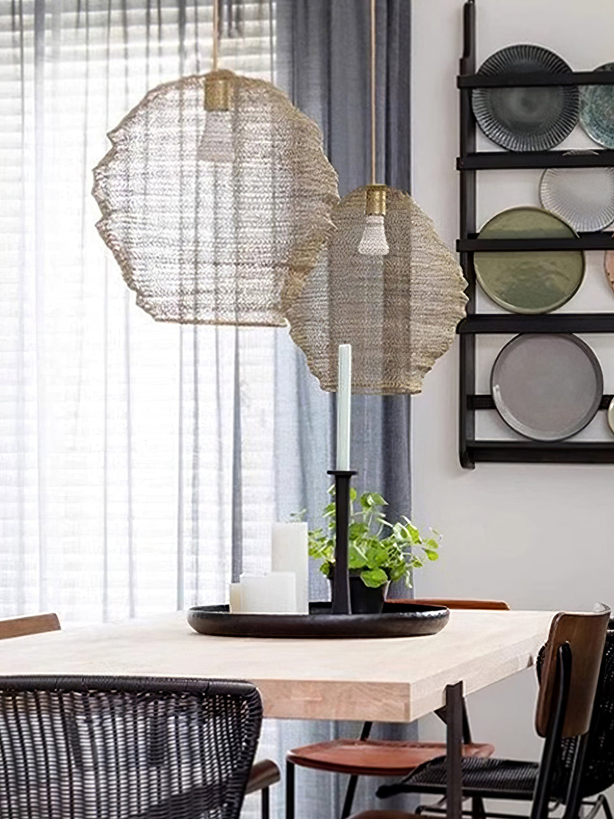Lavenlyn Steel Pendant Light-Moonnatur
