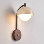 Jorrenfern Travertine Wall Light-Moonnatur