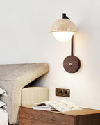 Jorrenfern Travertine Wall Light-Moonnatur