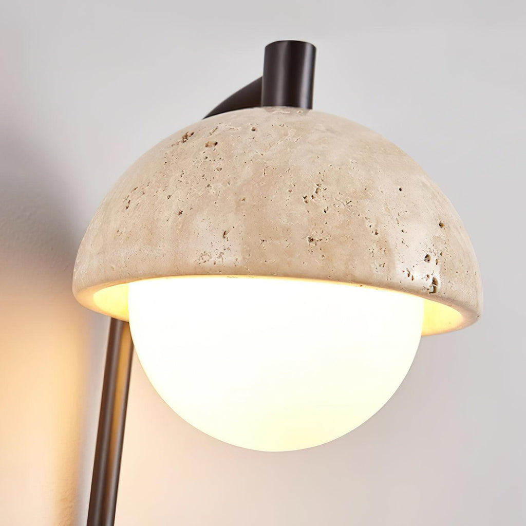 Jorrenfern Travertine Wall Light-Moonnatur