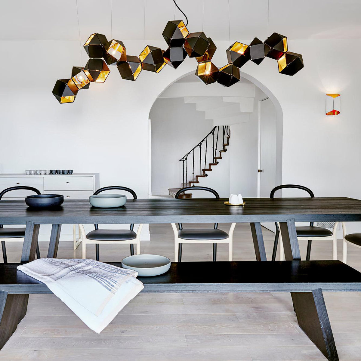 Verrenenna Iron Chandelier-Moonnatur
