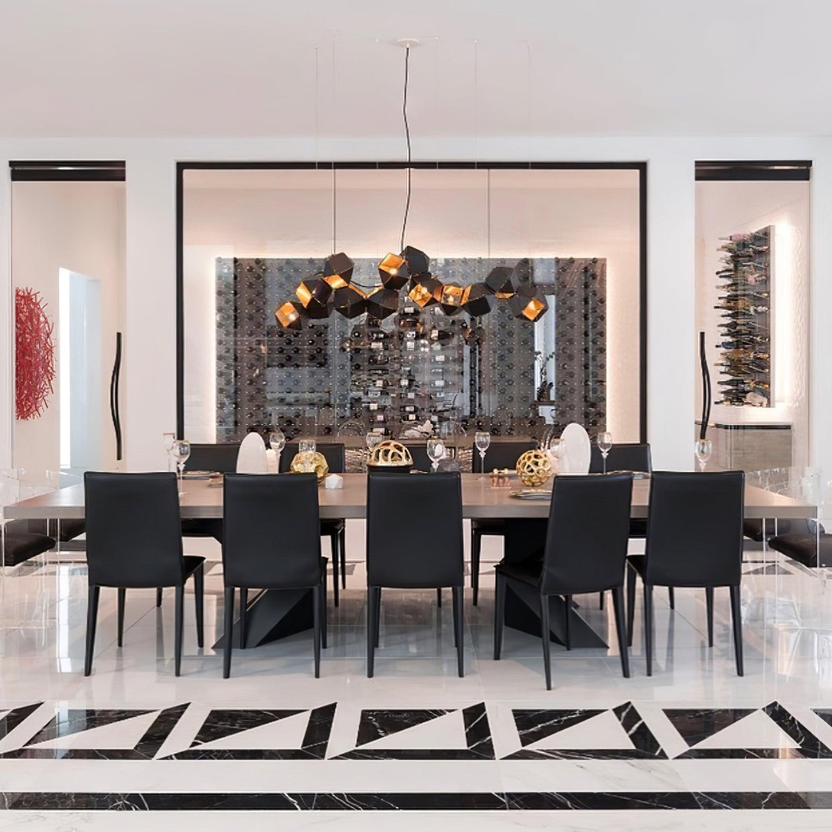 Verrenenna Iron Chandelier-Moonnatur