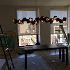Verrenenna Iron Chandelier-Moonnatur