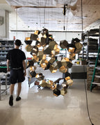Verrenenna Iron Chandelier-Moonnatur