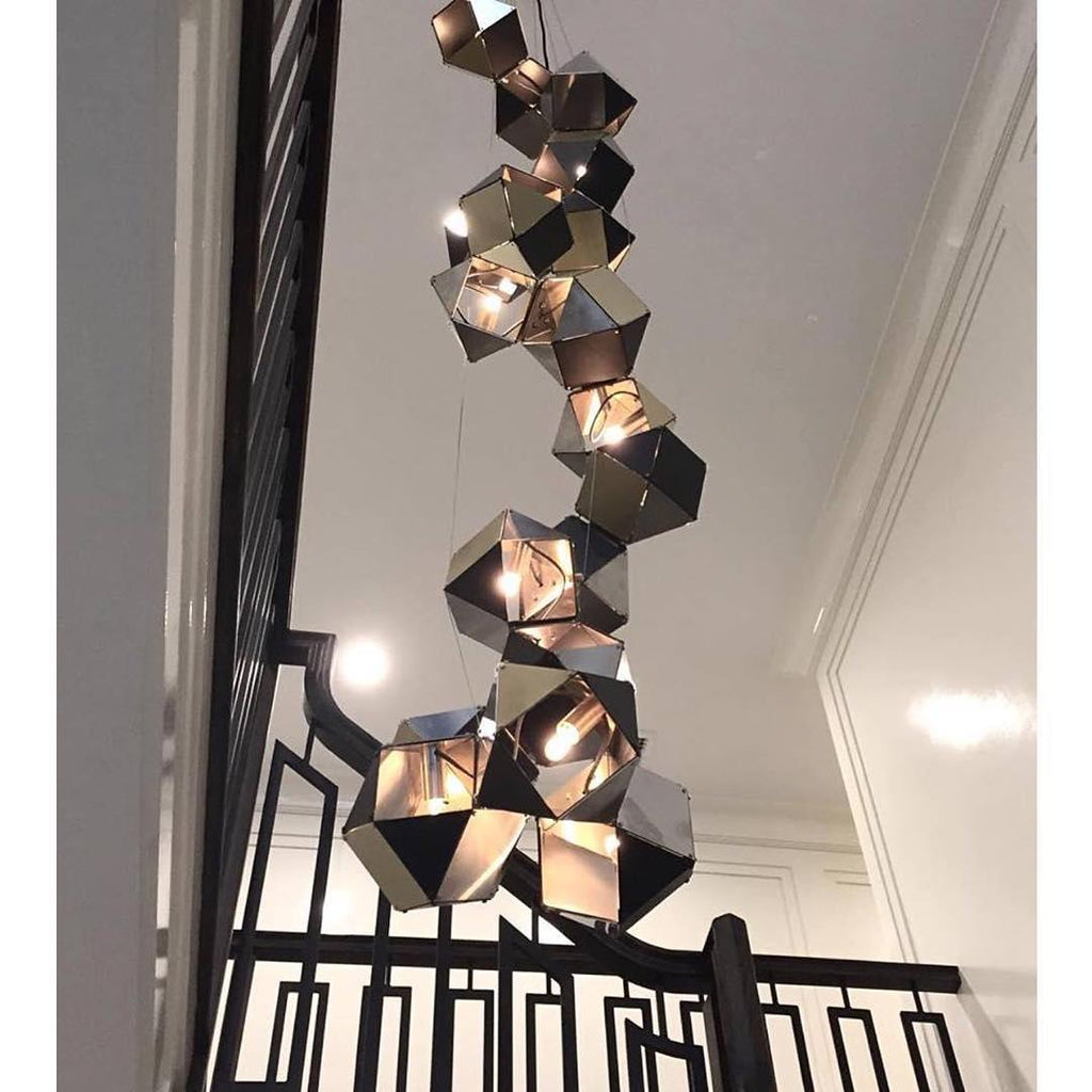 Verrenenna Iron Chandelier-Moonnatur
