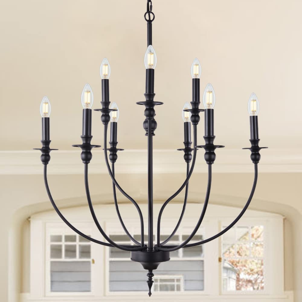 Urenbrook Metal Chandelier-Moonnatur