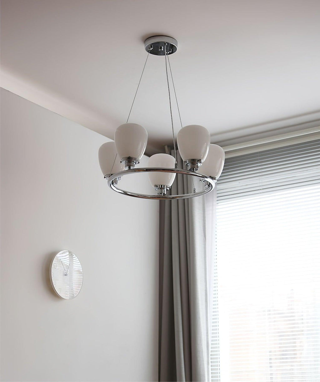 Caldendale Glass Chandelier-Moonnatur
