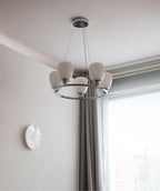 Caldendale Glass Chandelier-Moonnatur