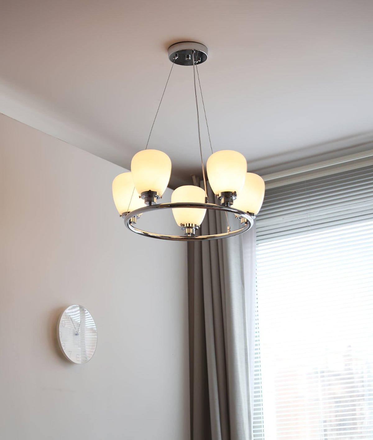 Caldendale Glass Chandelier-Moonnatur