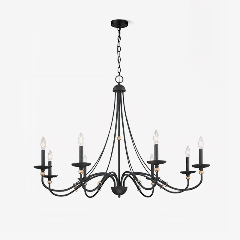 Veldenlyn Brass Chandelier-Moonnatur