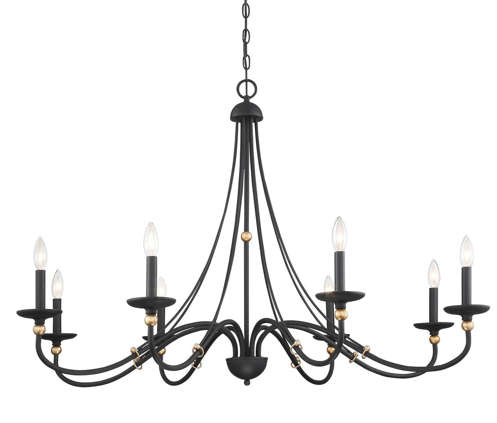 Veldenlyn Brass Chandelier-Moonnatur