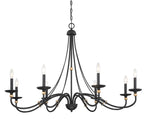 Veldenlyn Brass Chandelier-Moonnatur