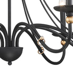 Veldenlyn Brass Chandelier-Moonnatur