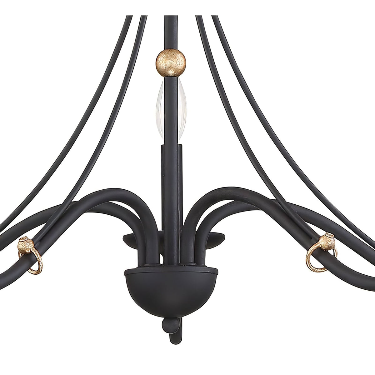 Veldenlyn Brass Chandelier-Moonnatur