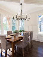 Veldenlyn Brass Chandelier-Moonnatur
