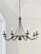 Veldenlyn Brass Chandelier-Moonnatur