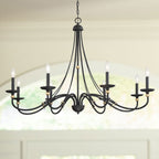 Veldenlyn Brass Chandelier-Moonnatur