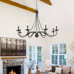 Veldenlyn Brass Chandelier-Moonnatur