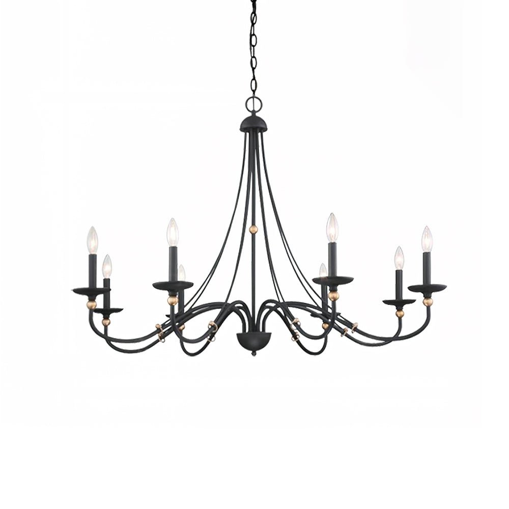 Veldenlyn Brass Chandelier-Moonnatur