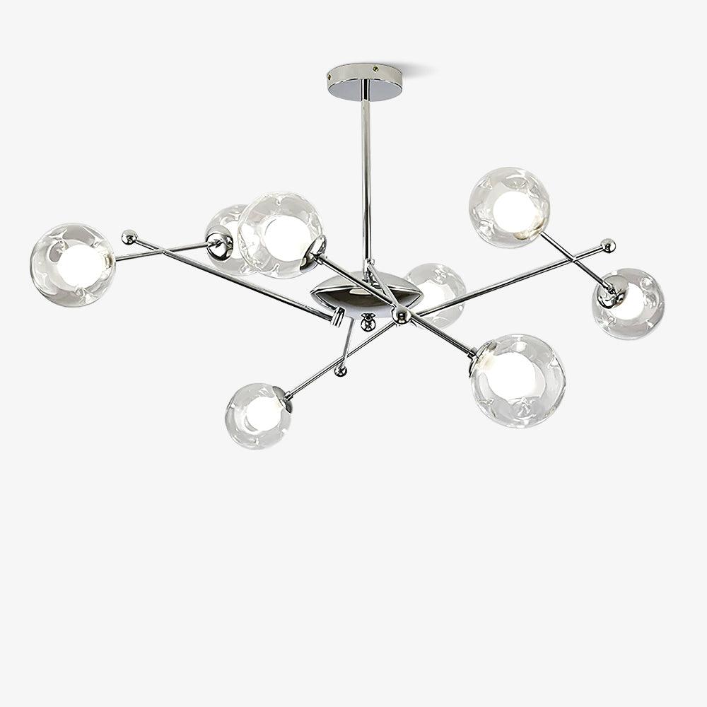 Asteria Glass Chandelier-Moonnatur