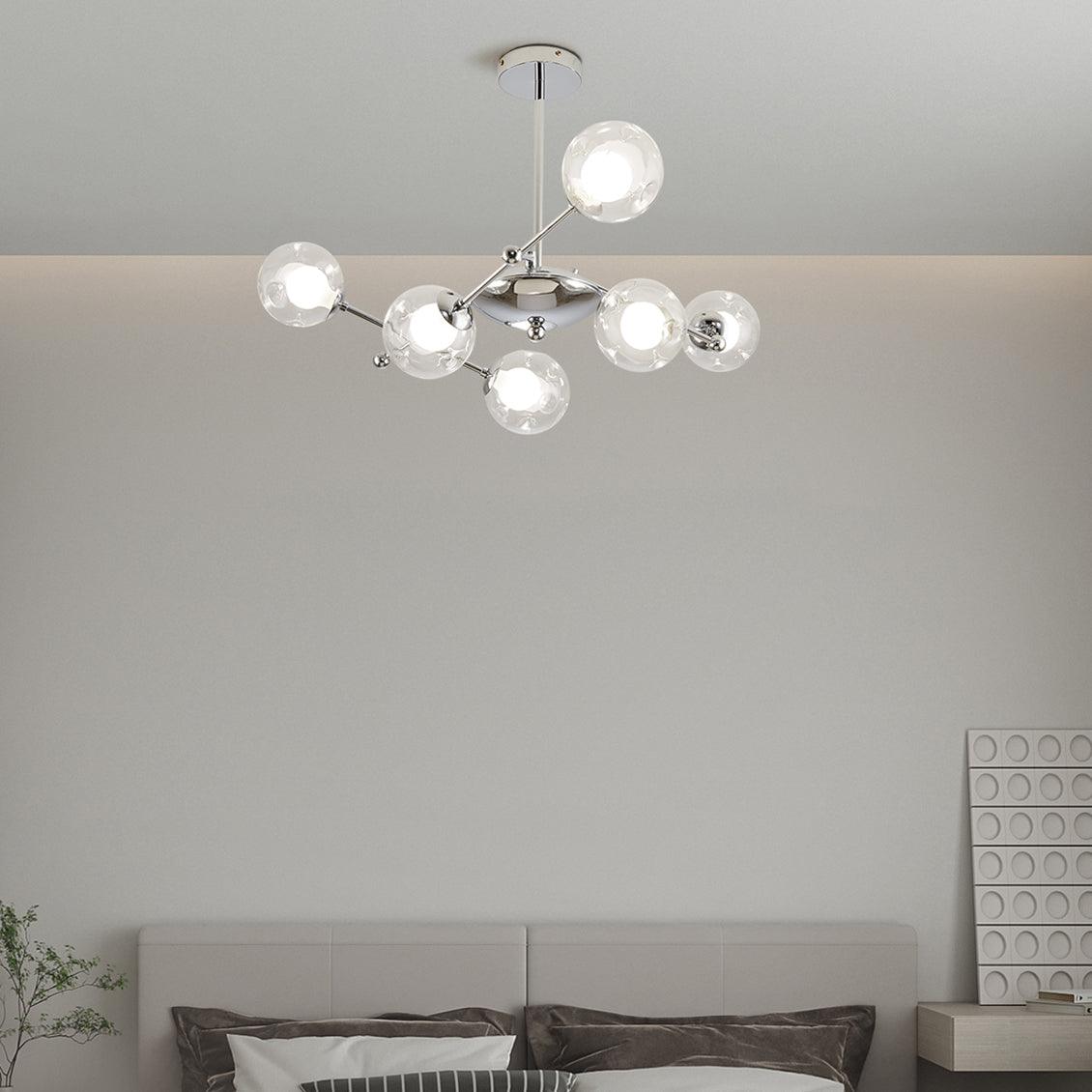 Asteria Glass Chandelier-Moonnatur