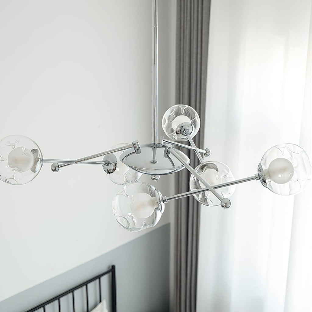 Asteria Glass Chandelier-Moonnatur