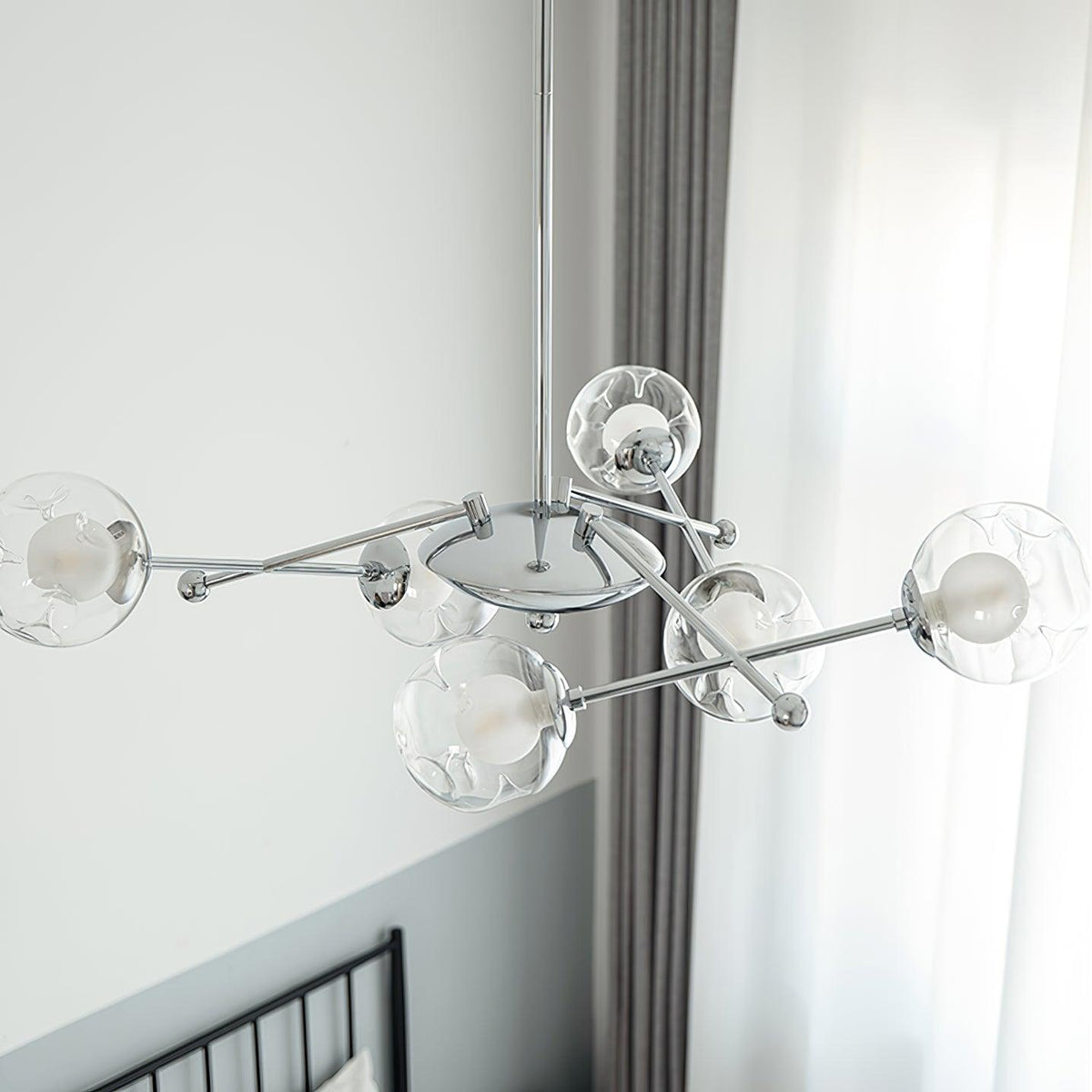 Asteria Glass Chandelier-Moonnatur