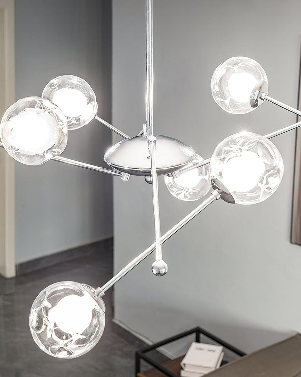 Asteria Glass Chandelier-Moonnatur