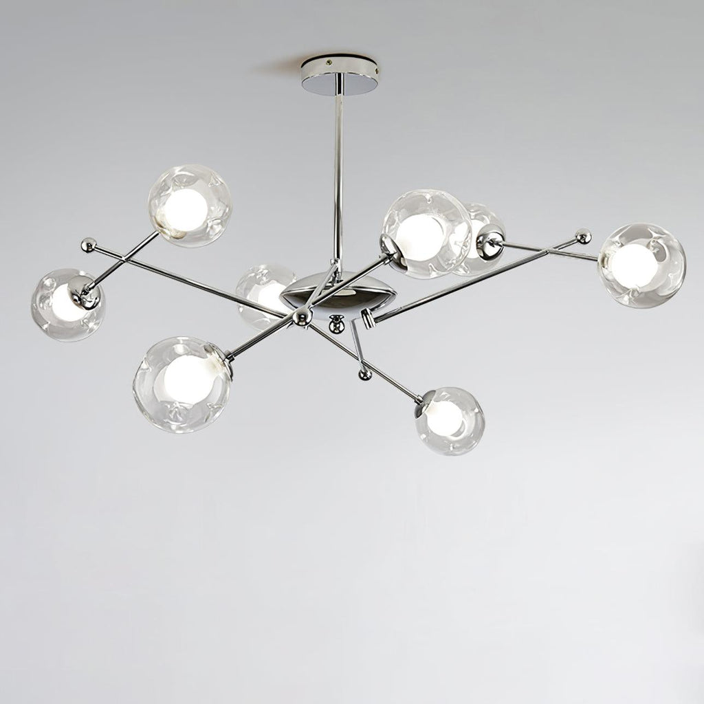 Asteria Glass Chandelier-Moonnatur