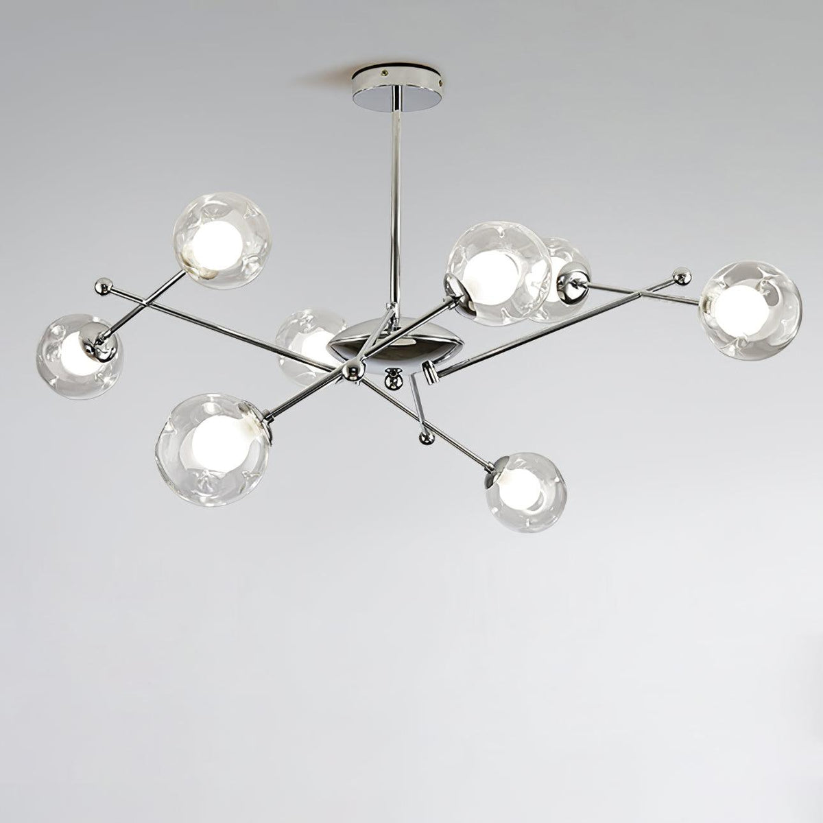 Asteria Glass Chandelier-Moonnatur