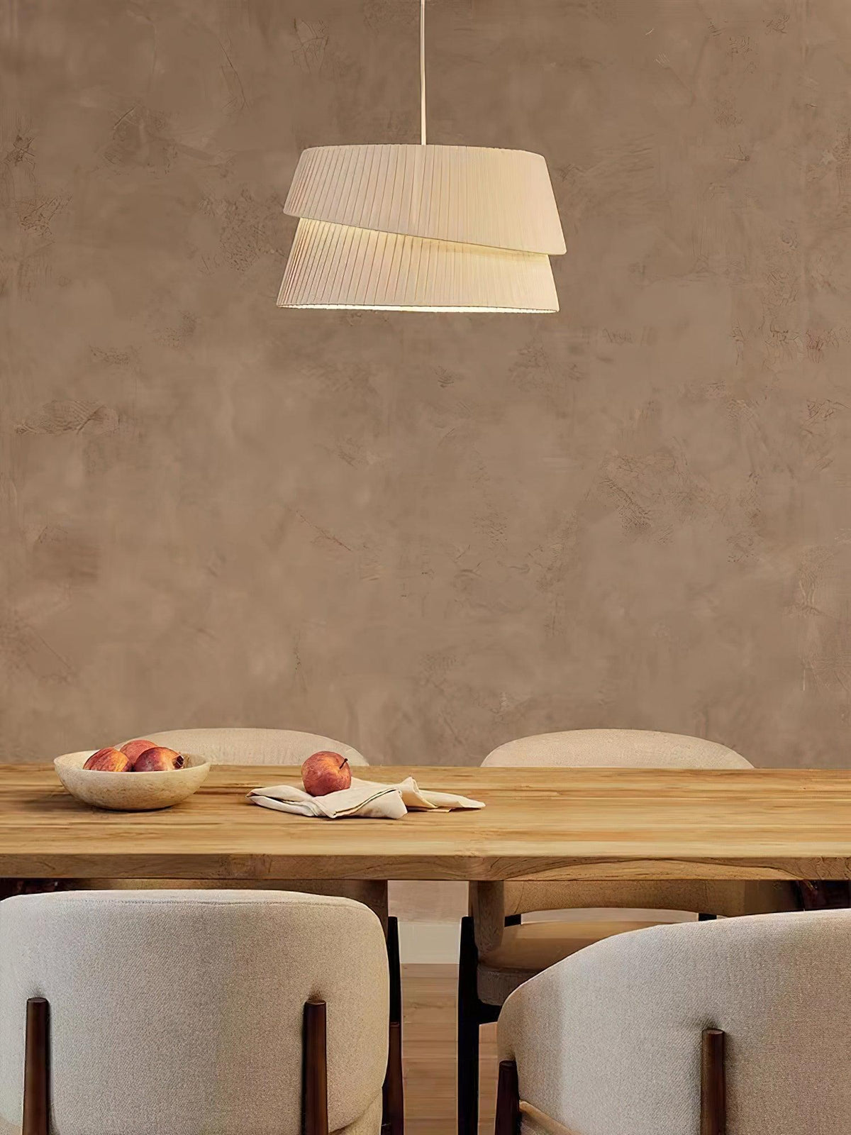 Leveneth Fabric Pendant Light-Moonnatur