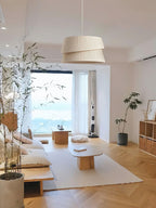 Leveneth Fabric Pendant Light-Moonnatur