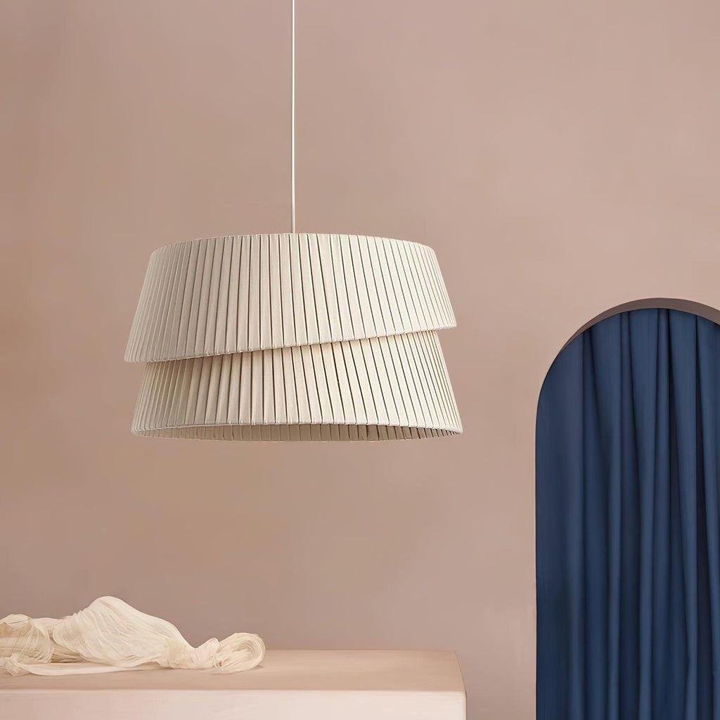 Leveneth Fabric Pendant Light-Moonnatur