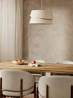Leveneth Fabric Pendant Light-Moonnatur