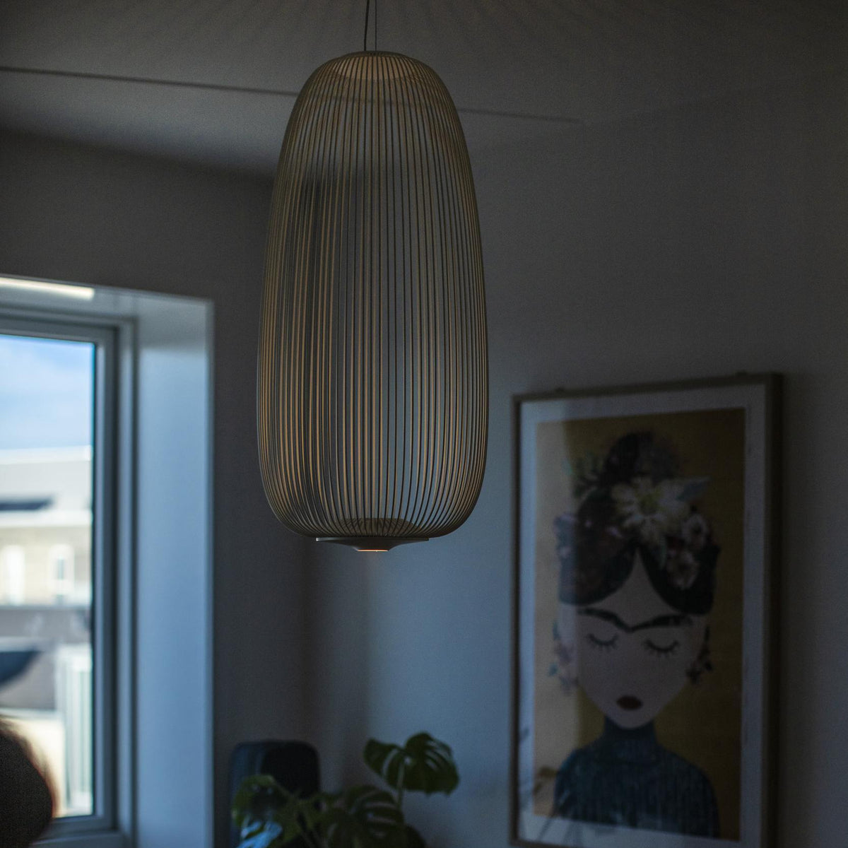 Denelwynne Metal Pendant Light-Moonnatur
