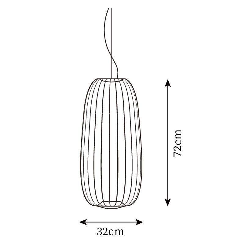 Denelwynne Metal Pendant Light-Moonnatur