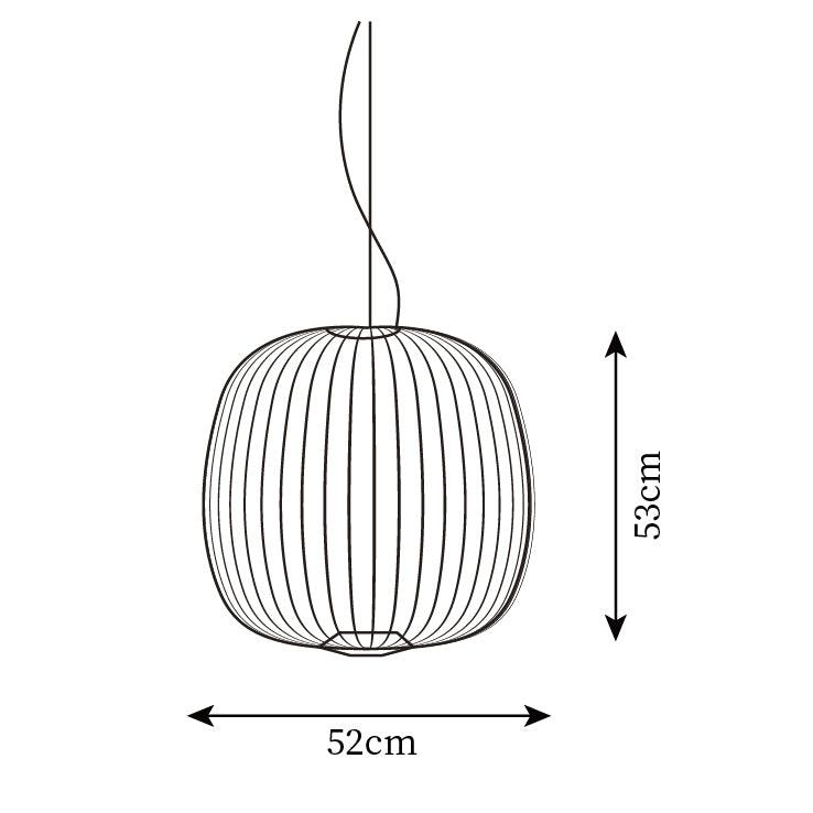 Denelwynne Metal Pendant Light-Moonnatur