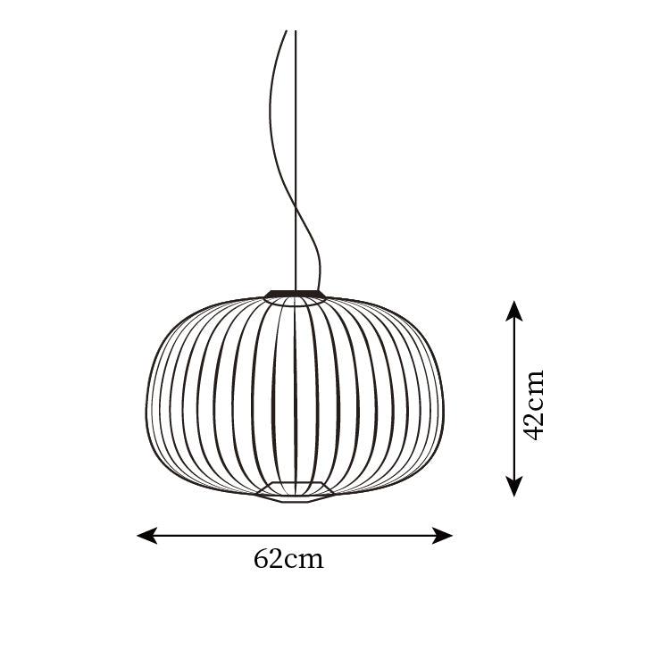 Denelwynne Metal Pendant Light-Moonnatur