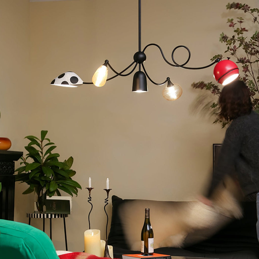 Hatheraelle Glass Pendant Light-Moonnatur