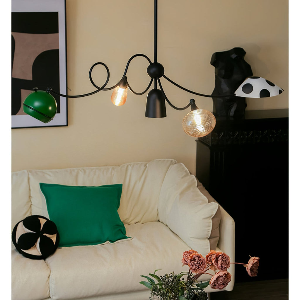 Hatheraelle Glass Pendant Light-Moonnatur