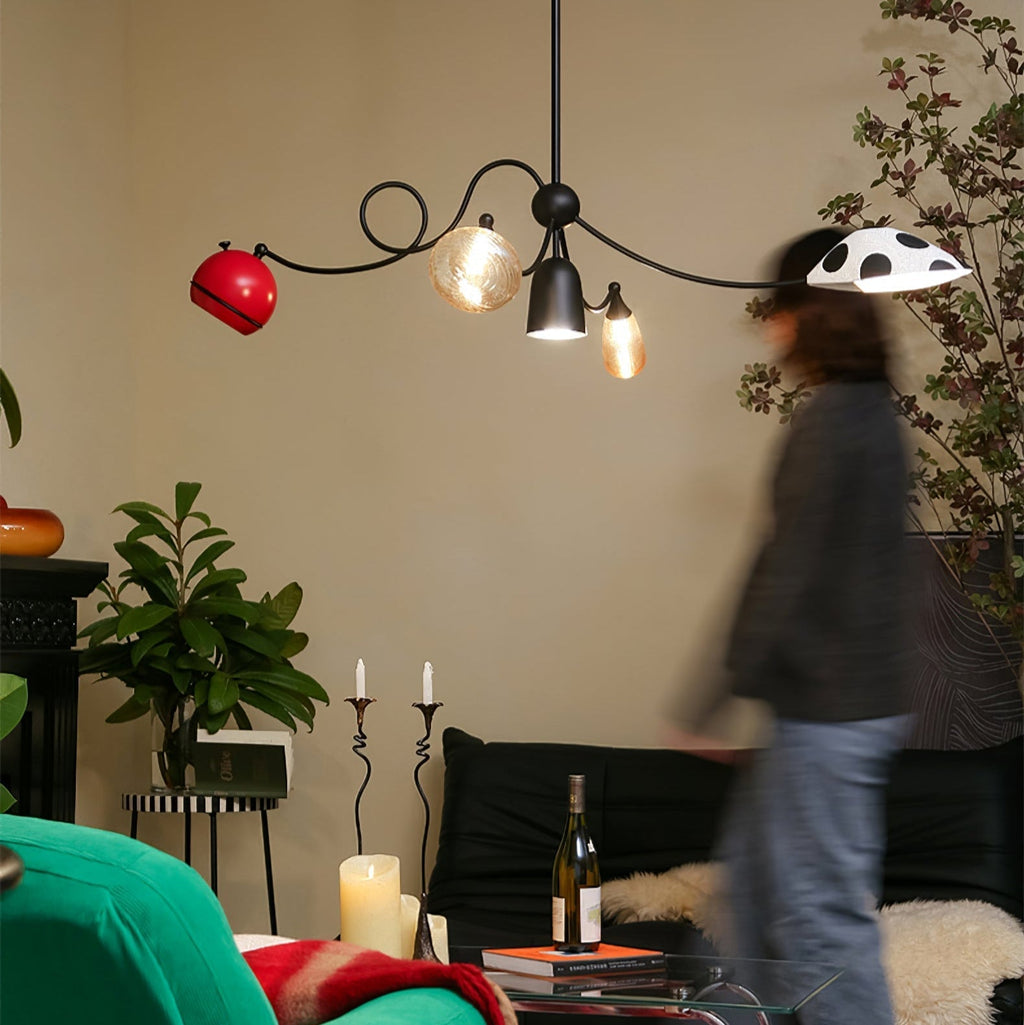 Hatheraelle Glass Pendant Light-Moonnatur