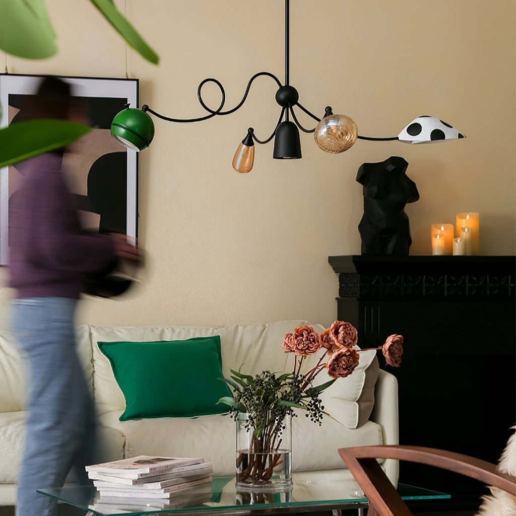 Hatheraelle Glass Pendant Light-Moonnatur