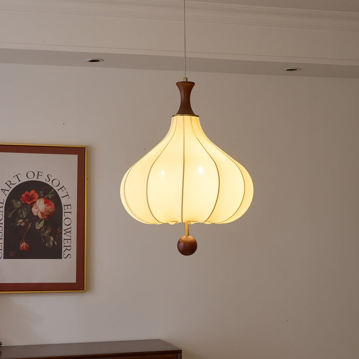 Lorrenaria Fabric Pendant Light-Moonnatur