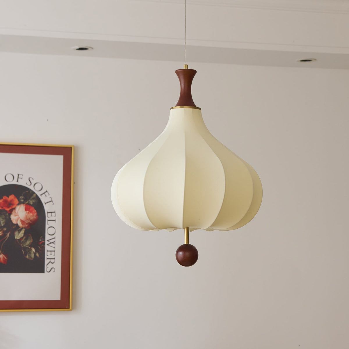 Lorrenaria Fabric Pendant Light-Moonnatur