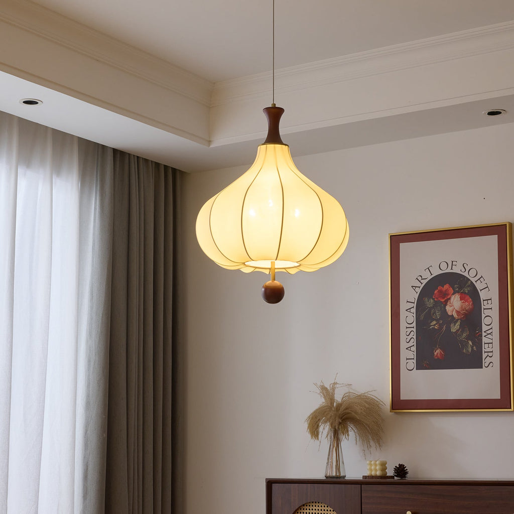 Lorrenaria Fabric Pendant Light-Moonnatur