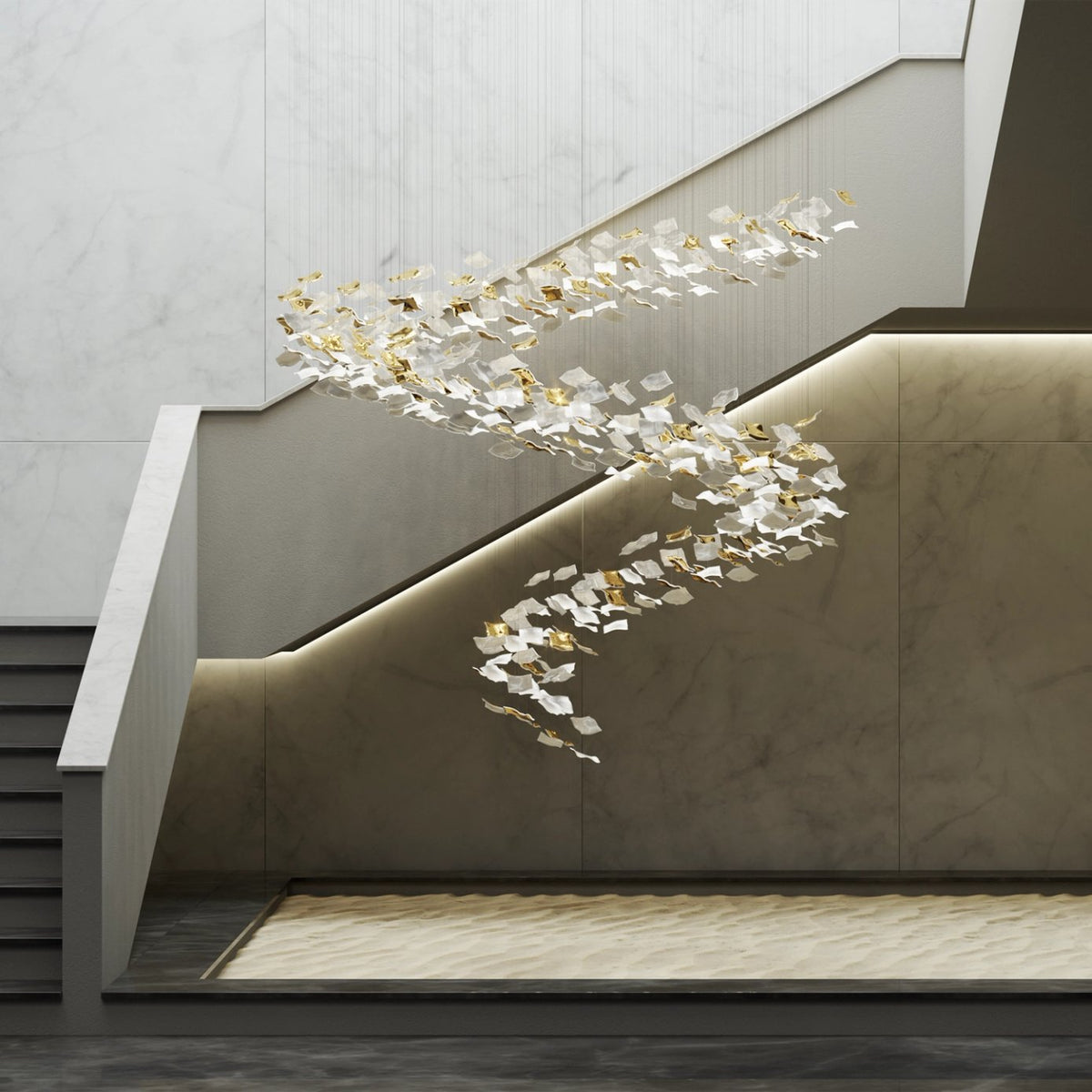 Elrenera Glass Pendant Light-Moonnatur