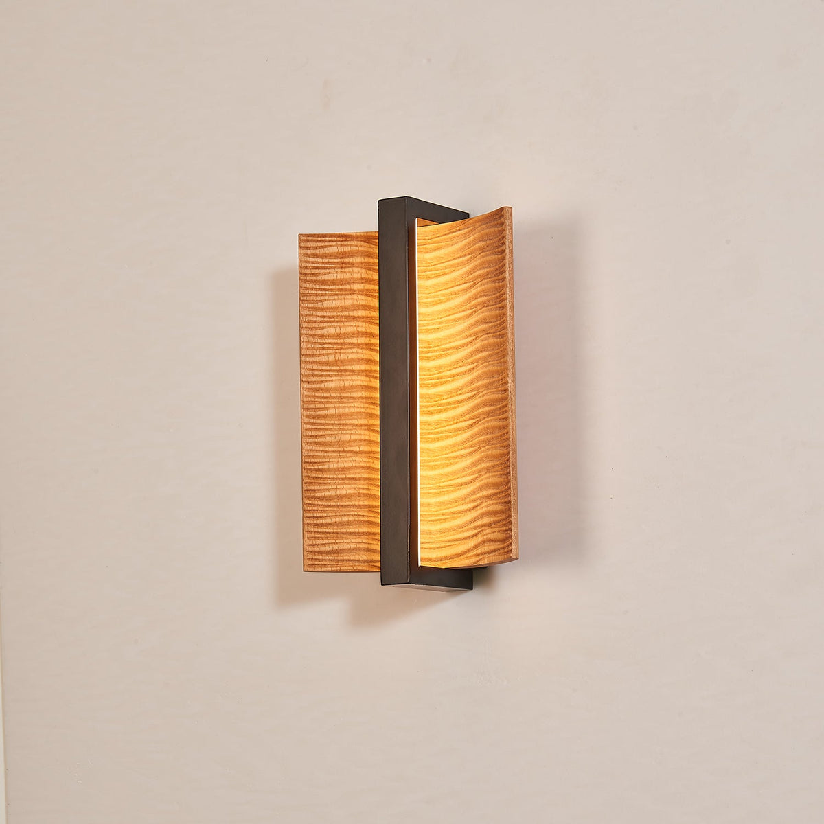 Semira Wood Wall Light-Moonnatur
